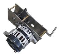Generador manual de manivela de 1500 W/2000 W con caja de cambios, salida de 14 V/28 V/220 V, bobina de cobre puro, alternador sin escobillas de imán permanente para emergencias y uso doméstico (2000
