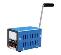 Generador Manual, Generador de Carga Portátil de Manivela de Alta Potencia, Dinmotor de Carga USB Eficaz para Operaciones Campo Salidas Terreno Operaciones Rescate Azul