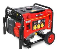 Generador portátil de gasolina MECAFER MF5000 4000W AVR 3x230V + 12V DC
