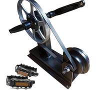 Generador portátil de pedal de 100 W: fuente de alimentación de emergencia con manivela y salida de cargador for coche de 12 V CC y 5 V CC, ideal for uso doméstico y al aire libre(Style B)