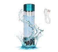 generador profesional de botellas de agua de hidrógeno con tecnología SPE y Pem,Generador de agua de hidrógeno, ionizador de agua Erich de hidrógeno portátil recargable por USB para viajes en el hoga