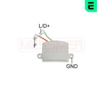 Generador Regulador Regulador De Voltaje 14.5V Para Saab 90
