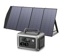 ALLPOWERS R600 Estación de energía portátil 600W 299Wh LiFePO4 Generador solar UPS Batería de Negro