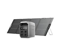 Generador Solar EF EcoFlow Delta 3 Plus 1024 WH con Panel Solar de 220 W | Entrada 1000 W, batería LFP, estación de energía portátil para doméstica, emergencia