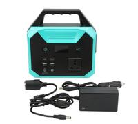 Generador solar portátil con batería de litio de respaldo, estación de energía con salida de CA de onda sinusoidal pura, luz LED, carga rápida,