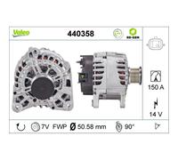 Generador trifásico VALEO 440358