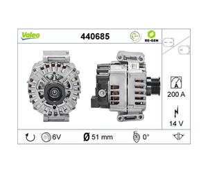Generador trifásico VALEO 440685
