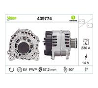 Generador trifásico VALEO ORIGINS NEW VALEO 439774
