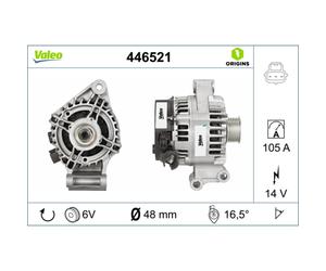 Generador trifásico VALEO ORIGINS NEW VALEO 446521