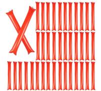 Generadores de ruido inflables, Generador de ruido Thunder Sticks | 40 varillas inflables coloridas para animar juguetes | Palillo portátil para animar, badajo para, hacedores de, recuer