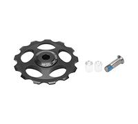 General 13T bicicleta desviador trasero rodamiento guía rueda aleación accesorios de bicicleta para de transmisión 8/9/10/11 velocidad (Black)