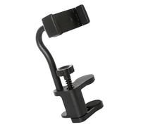 General - Abrazadera antideslizante para teléfono para bajo, ukeleles, instalación rápida, soporte ajustable para teléfono de guitarra
