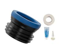 General ABS - Anillos de sellado de inodoro compactos, fijación rápida para instalación a prueba de fugas y reducción de ruido, sello de baño