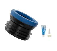 General ABS - Anillos de sellado de inodoro compactos, fijación rápida para instalación a prueba de fugas y reducción de ruido, sello de baño