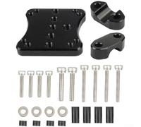 General Ajustable Motocicleta Gps Soporte De Montaje Para Manillar De 12mm Soporte De Navegación De Plástico Resistente Negro Con Diseño Ligero Para Touring