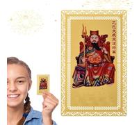 General Amuleto Li Cheng, 2025 Tarjetas de amuleto Tai Sui, Buena suerte decoración, decoración de la suerte del año nuevo chino, tarjeta prometedora para protección y soporte, bendición