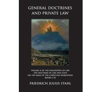 General Doctrines and Private Law: 2 (Philosophy of Law)