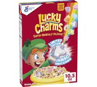 General Mills Cereales De Maíz 297 g | Corazones, estrellas, herraduras, tréboles y unicornios, 19 g de grano entero, buena fuente de calcio, 12 vitaminas