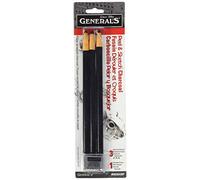 General Pencil Peel and Sketch 5630ABP - Lápices de carboncillo, multicolores, 3 unidades