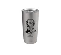 General Robert E. Lee Guerra Civil de los Estados Unidos Ejército de Virginia Vaso térmico de acero inoxidable de doble pared