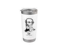 General Robert E. Lee Guerra Civil de los Estados Unidos Ejército de Virginia Vaso térmico de acero inoxidable de doble pared