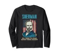 General Sherman Civil War History Come Down Again Cita Manga Larga