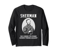 General Sherman Civil War History Come Down Again Cita Manga Larga