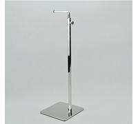 General Soporte de metal para bolso de mano, acero inoxidable y hierro, altura ajustable de 40-66 cm, color plateado