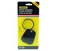 General Tools 532 Lupa de bolsillo de 2.5X Power con funda de cuero simulado, negro (532XXX)