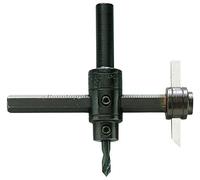 General Tools Cortador de círculo resistente. Ajustable 1-3/4 pulgadas a 7-7/8 pulgadas (55)