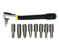 General Tools Juego de destornilladores de 9 piezas con destornillador de trinquete (80075)