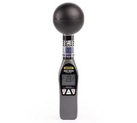 General Tools Monitor de índice de calor de lujo con globo de bombilla húmeda Temperatura, bola negra de 75 mm (WBGT8778)