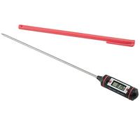 General Tools Termómetro de laboratorio digital con sonda de acero inoxidable de 8 pulgadas (DT310LAB)