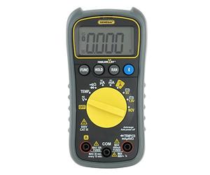 General Tools ToolSmart Multímetro Digital Conectado Bluetooth, Detección Automática con Detector NCV, CAT III 600V Clasificación de Seguridad (TS04)