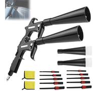 General Twister - Pneumatic Blow-out Tool, Upgraded Car Detailing Air Blower Gun, High Pressure Air Nozzle Blow Guns, Quickly Blasts Dirt Dust of Car Surface (2 Sets)