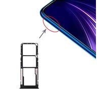 Generale Soporte para tarjetas SIM Nano Sim1 + SIM 2 + ranura para tarjeta micro SD 4G compatible con Xiaomi Note 8 / Note 8T (negro)