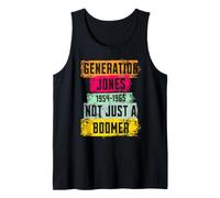 Generation Jones no es Solo un Boomer 1954-1965 Nostalgia Camiseta sin Mangas