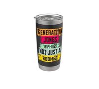 Generation Jones no es solo un boomer 1954-1965 Nostalgia Vaso térmico de acero inoxidable de doble pared
