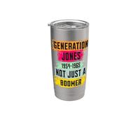 Generation Jones no es solo un boomer 1954-1965 Nostalgia Vaso térmico de acero inoxidable de doble pared