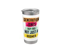 Generation Jones no es solo un boomer 1954-1965 Nostalgia Vaso térmico de acero inoxidable de doble pared