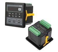 Generator Controller, DC8-36V Regulador del módulo del panel de control del generador de motor automático, con pantalla LED Auto Start/Stop, protección e indicación de alarma