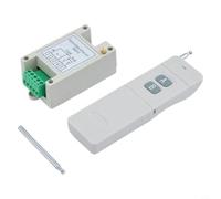 Generator Fernstart Stop Controlador Genset Controller 12 V 24 V DC 433 MHz Receptor inalámbrico para unidades diésel con control de 2 vías y 10 códigos de aprendizaje ABS carcasa 60 x 80 x 30 mm