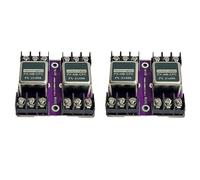 Generchin 2X Aislador de Audio de Conversión Balanceada y Desequilibrada Transformador de Aislamiento de Audio Permalloy 600:600 20 Hz-20 KHz -21608