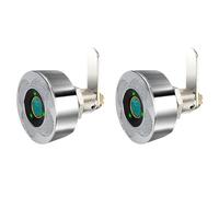 Generchin 2X Cerradura de Huella Digital para Cajón Cerradura de Buzón con Contraseña Cerradura de Cajón Biométrica Cerradura Electrónica Sin Llave Recargable con Huella Digital(A)