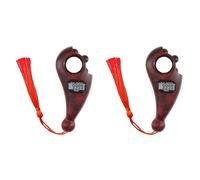 Generchin 2X Cuentas de Oración Giratorias con Contador Digital LED Contador de Dedo Portátil Oración Regalos Islámicos Musulmanes Eid A