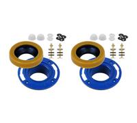 Generchin 2X de Inodoro con Anillo de para Kit de Reemplazo de Inodoros, Incluye Pernos, Kit de Reparación de de Inodoro de PVC, Instalación de Ajuste de Inodoro