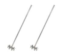 Generchin 2X Disco de Dispersión Impulsor de Dispersión Impulsor de Cuchilla Dispersante Varilla de Dispersión de Disco de 6 cm (Disco de 2,36 Pulgadas con 0,31 X 11,8 Pulgadas)