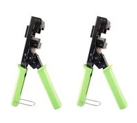 Generchin 2X Herramienta de Punzonado para Conectores de Llave de 90 Grados, Adaptador Modular Específico para CAT5/5e y CAT6/6A, Crimpadora de Terminación Rápida.