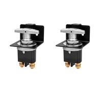 Generchin 2X Interruptor de Desconexión de Batería de Alta Corriente de 500 A, Interruptor de Corte de Batería de 12-36 V con Placa de Bloqueo, Reemplaza 20247, Camión, RV