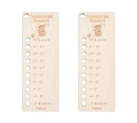 Generchin 2X Manta de Madera Carta de Colores Reutilizable Tarjeta Organizadora de Sombra de Lana, Planificador de Mantas para Proyectos de Hilo de Ganchillo Regalos Hechos una Mano B